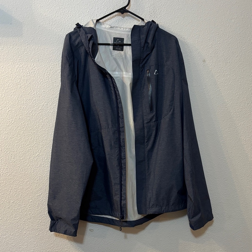 Paradox Men's Blue Zip Up Windbreaker